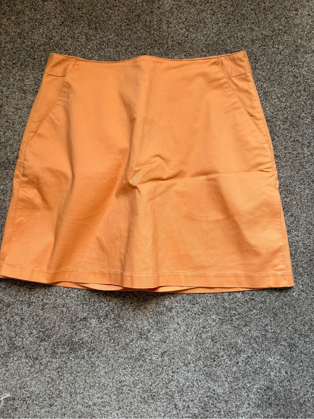adidas Orange Mini A-Line Skirt